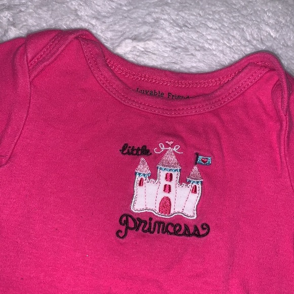 (3 for $10) luvable friends little princess bodysuit - Picture 3 of 4